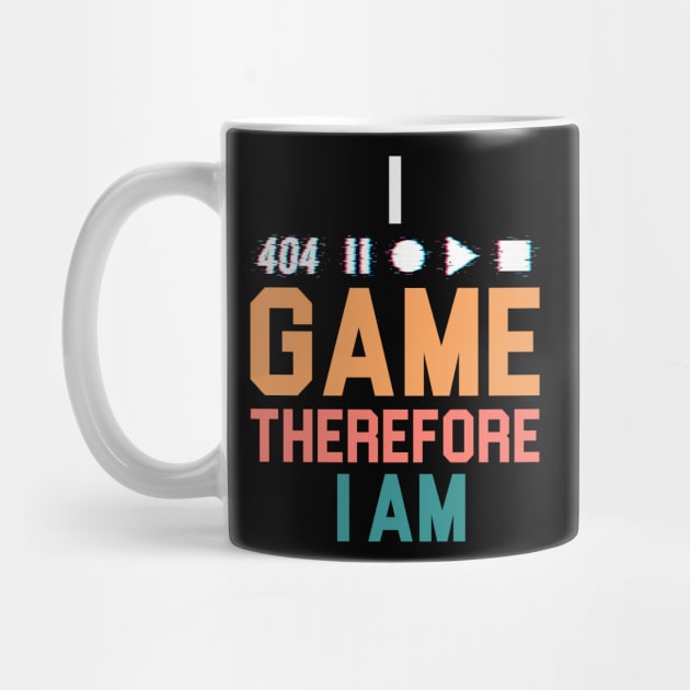 I Game Therefore I Am by NoBreathJustArt